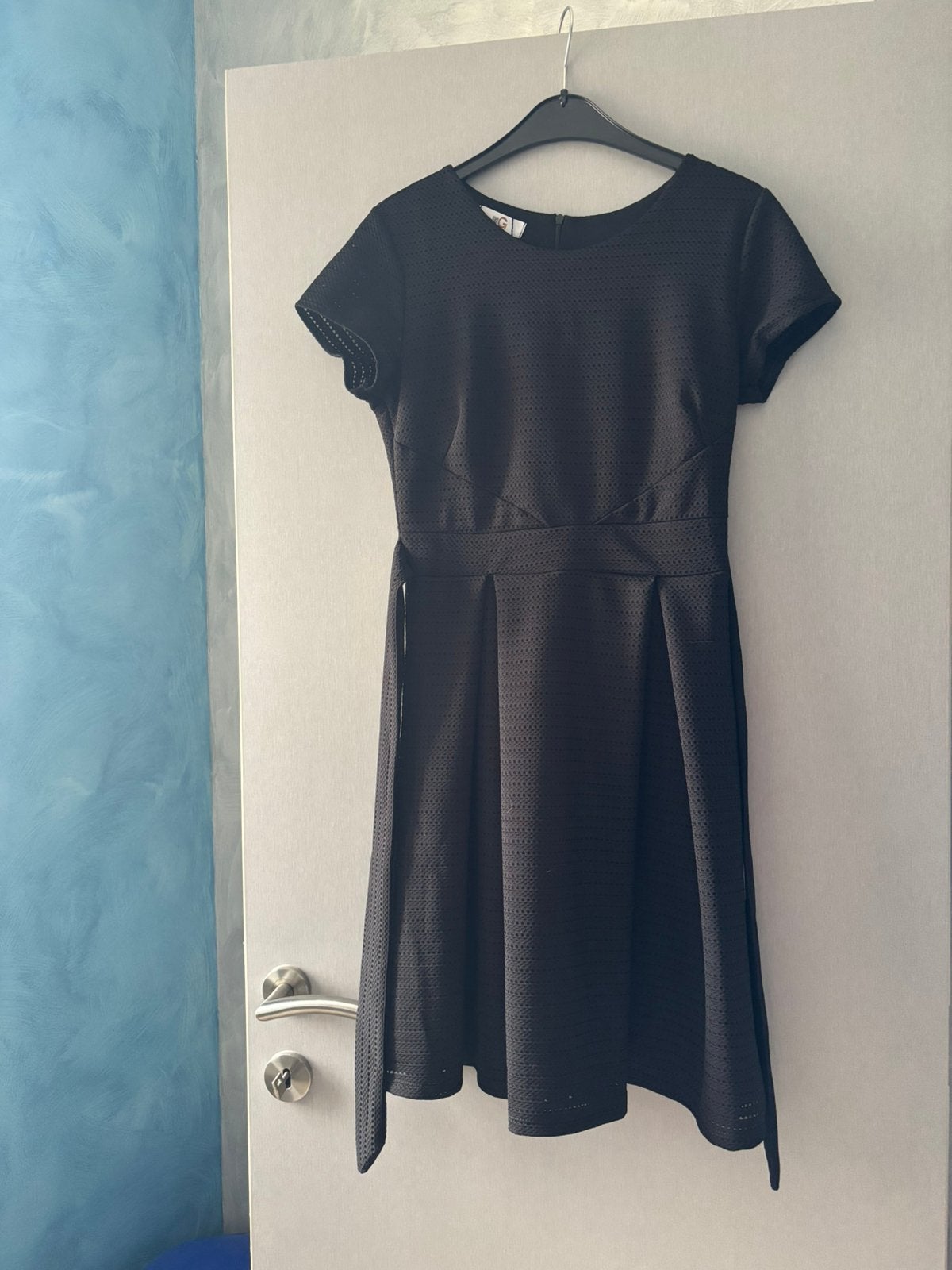 Robe femme, Ophalen, Zwart, Nieuw, Knielengte