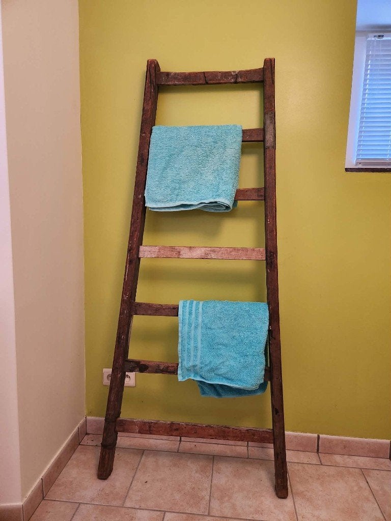 echte zeer oude weegschaal ca. 165 cm, Huis en Inrichting, Badkamer | Badkamermeubels, Ophalen, Minder dan 50 cm, Gebruikt, Overige typen