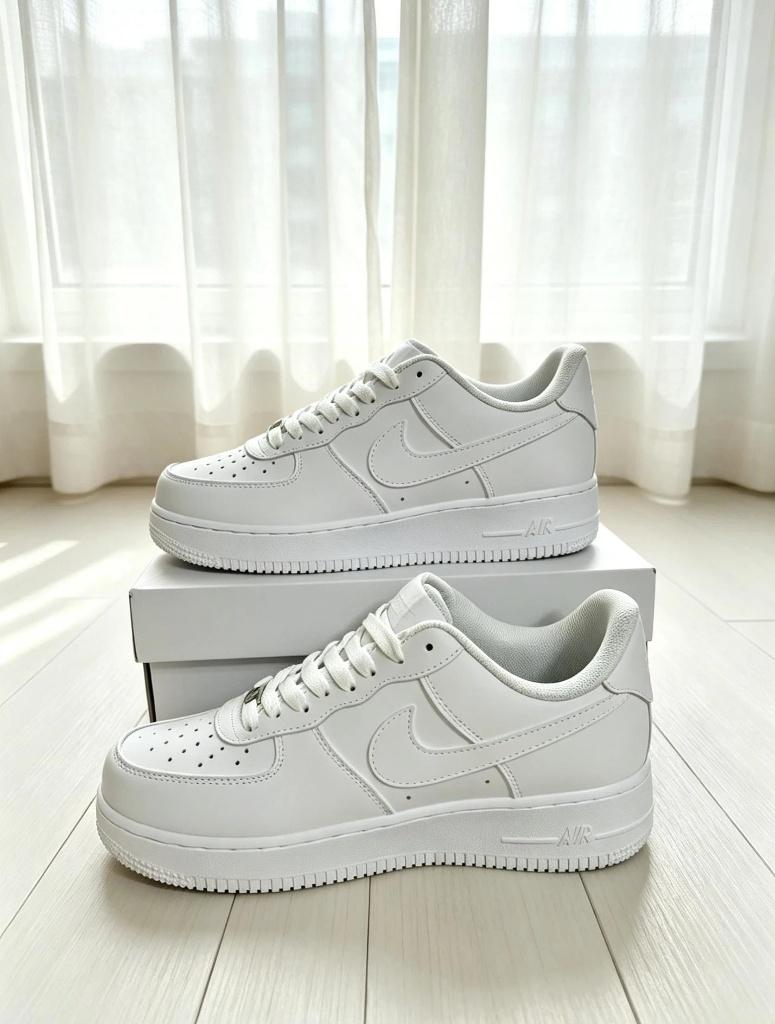 Nike Air Force 1 Wit Maat 38.5, Verzenden, Wit, Nike, Nieuw