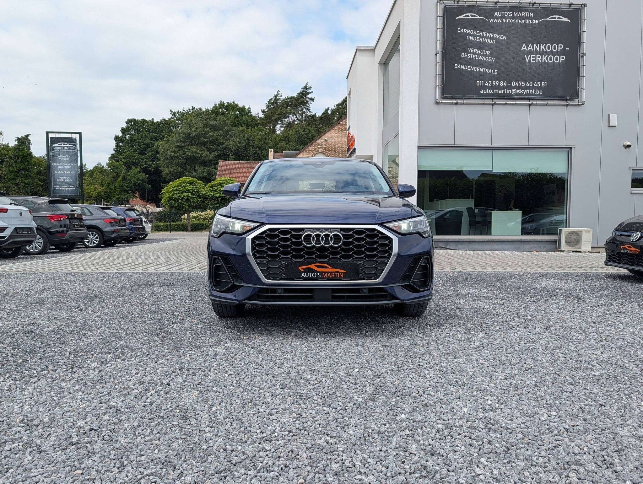 Audi Q3 Q3 Sportback 35 TFSI S tronic | CARPLAY | PARKSENS |, Auto's, Audi, Stof, 4 cilinders, Blauw, Bedrijf