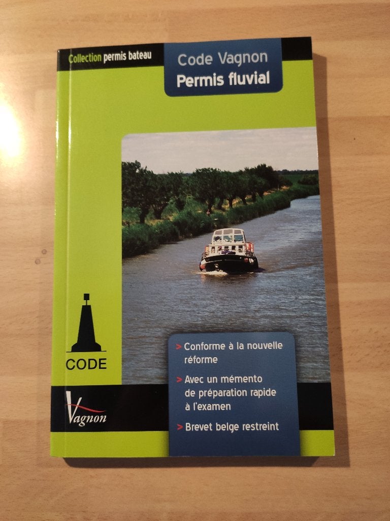 Permis Bateau Fluvial Code Vagnon, Enlèvement ou Envoi, Comme neuf, Code VAGNON