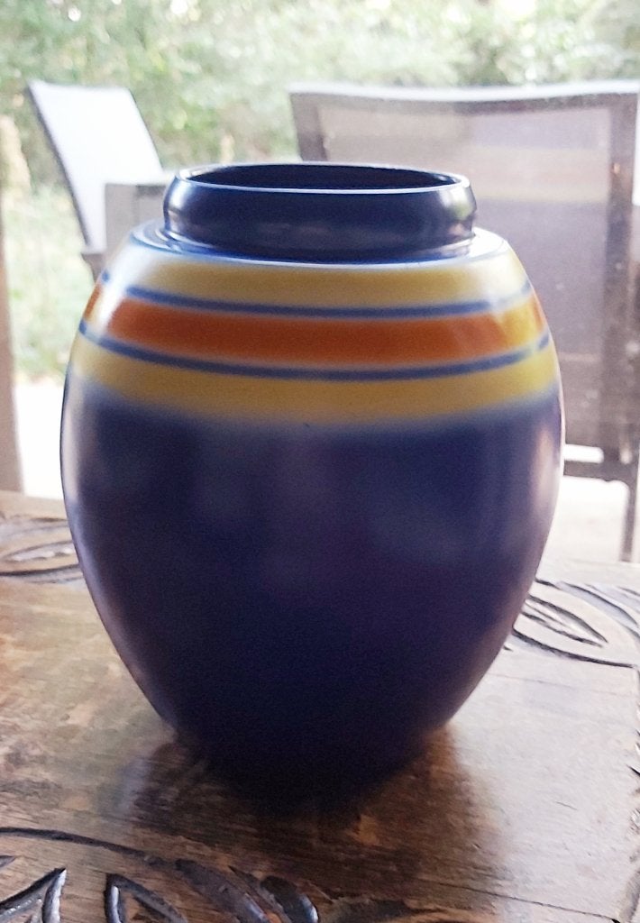 MOSA keramische vaas, Maison & Meubles, Accessoires pour la Maison | Vases, 16 cm, Comme neuf, Enlèvement, Pierre/céramique
