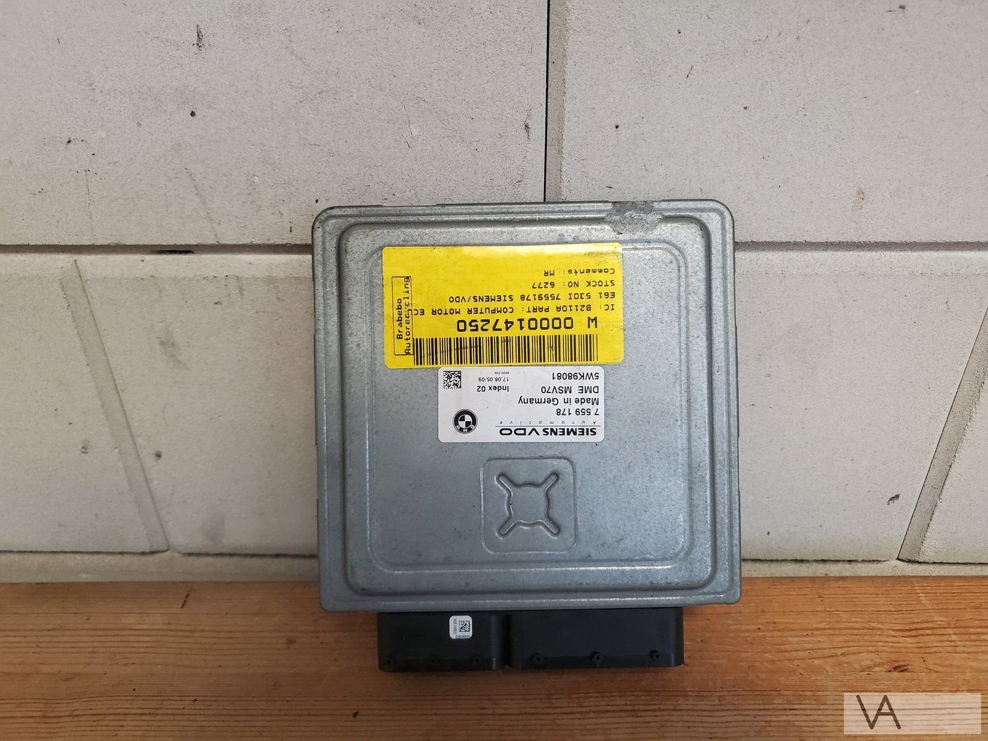 BMW 3 serie E90 325i 5 E60 530i ecu motorcomputer 7559178, Gebruikt, -, -, Ophalen of Verzenden