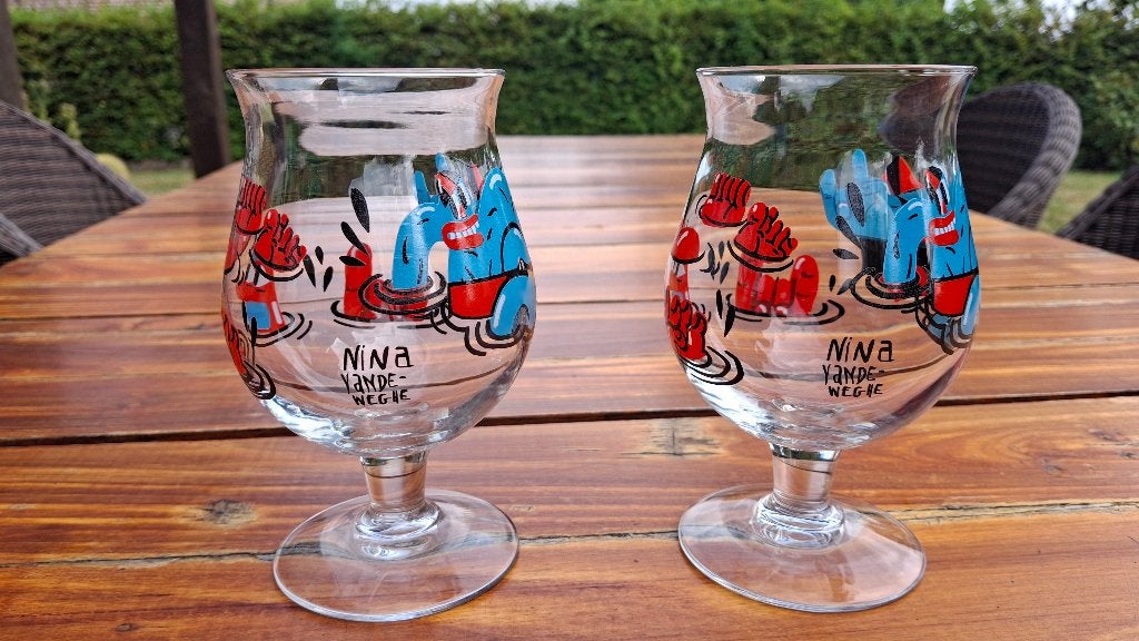 lunettes Devil, Collections, Enlèvement, Comme neuf, Verre à bière