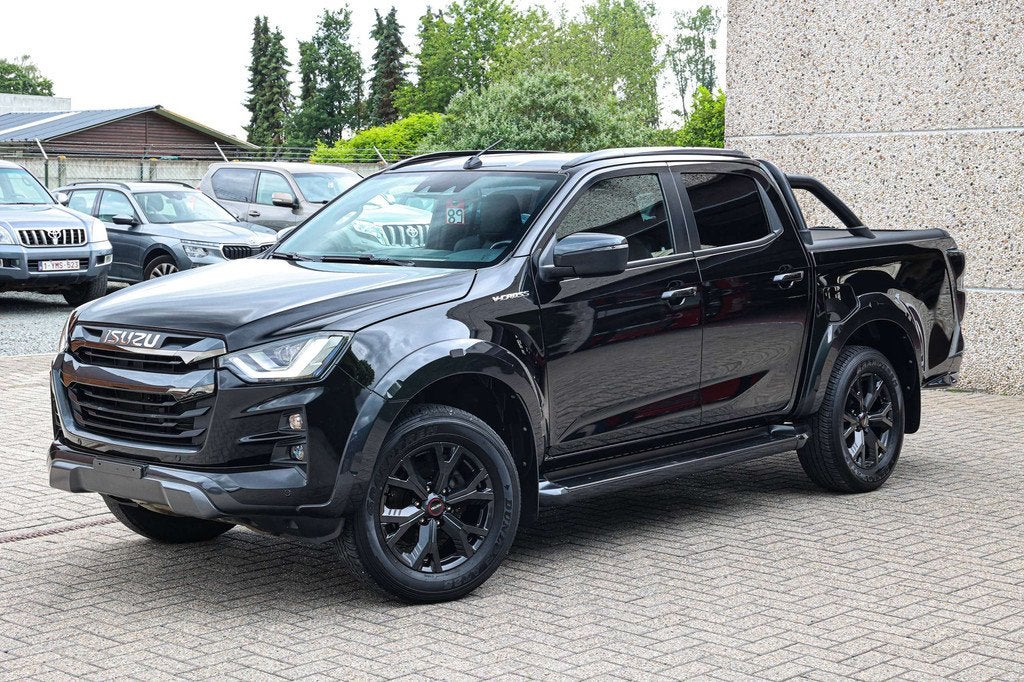Isuzu D-max V-CROSS-UITVOERING*AUTOMAAT*BTW-WAGEN*TREKHAAK-3, Auto's, Automaat, Gebruikt, 4 cilinders, Zwart