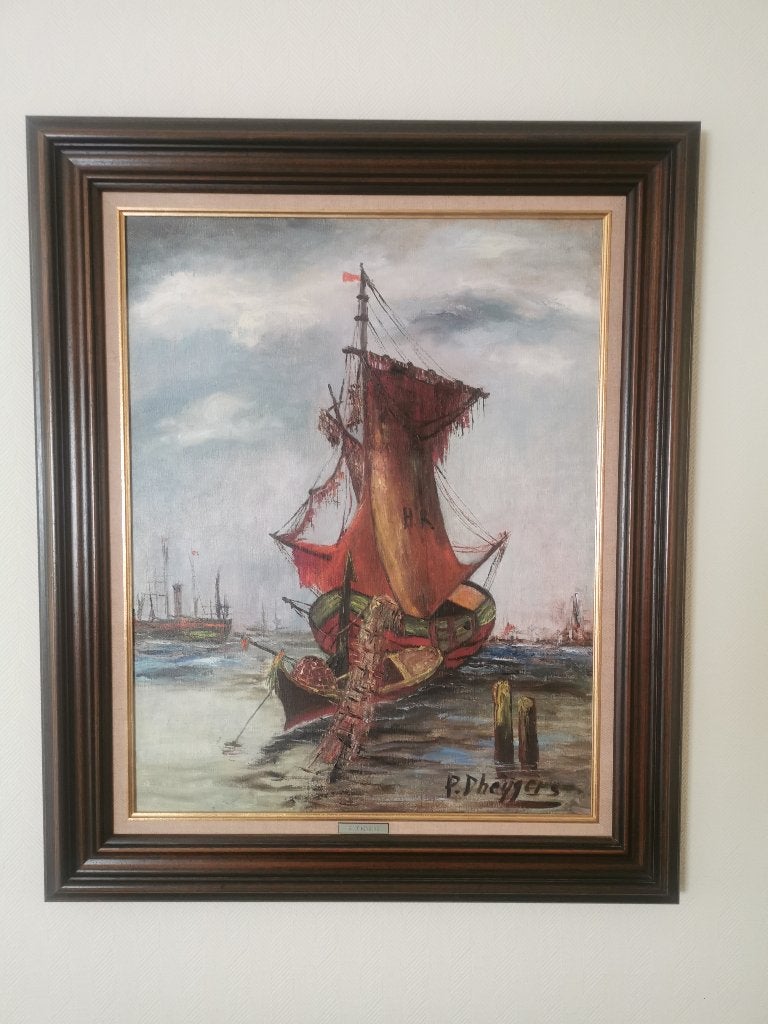 Schilderij, Antiek en Kunst, Ophalen, Bijzondere lijst