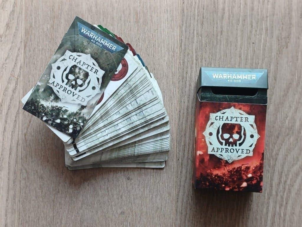 Goedgekeurde kaarten van Warhammer 40.000 V11 Chapter, Met verf, Nieuw, Ophalen of Verzenden, Warhammer 40000