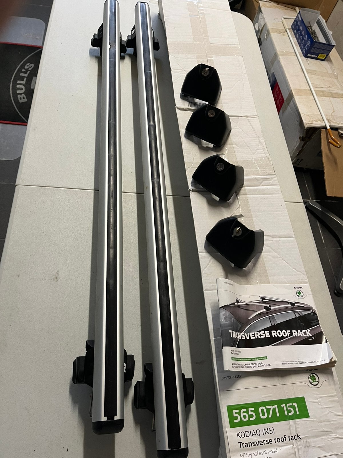 Dakdragers Skoda. Kodiaq, Karoq, Suberb, Octavia en Fabia, Auto diversen, Dakdragers, Ophalen, Zo goed als nieuw