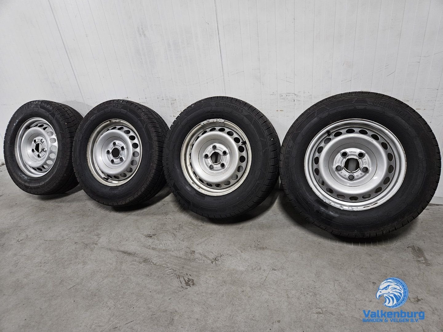 9mm! Originele VW Crafter MAN TGE 16 inch stalen velgen TPMS, Auto-onderdelen, Banden en Velgen, -, Banden en Velgen, 235 mm, -