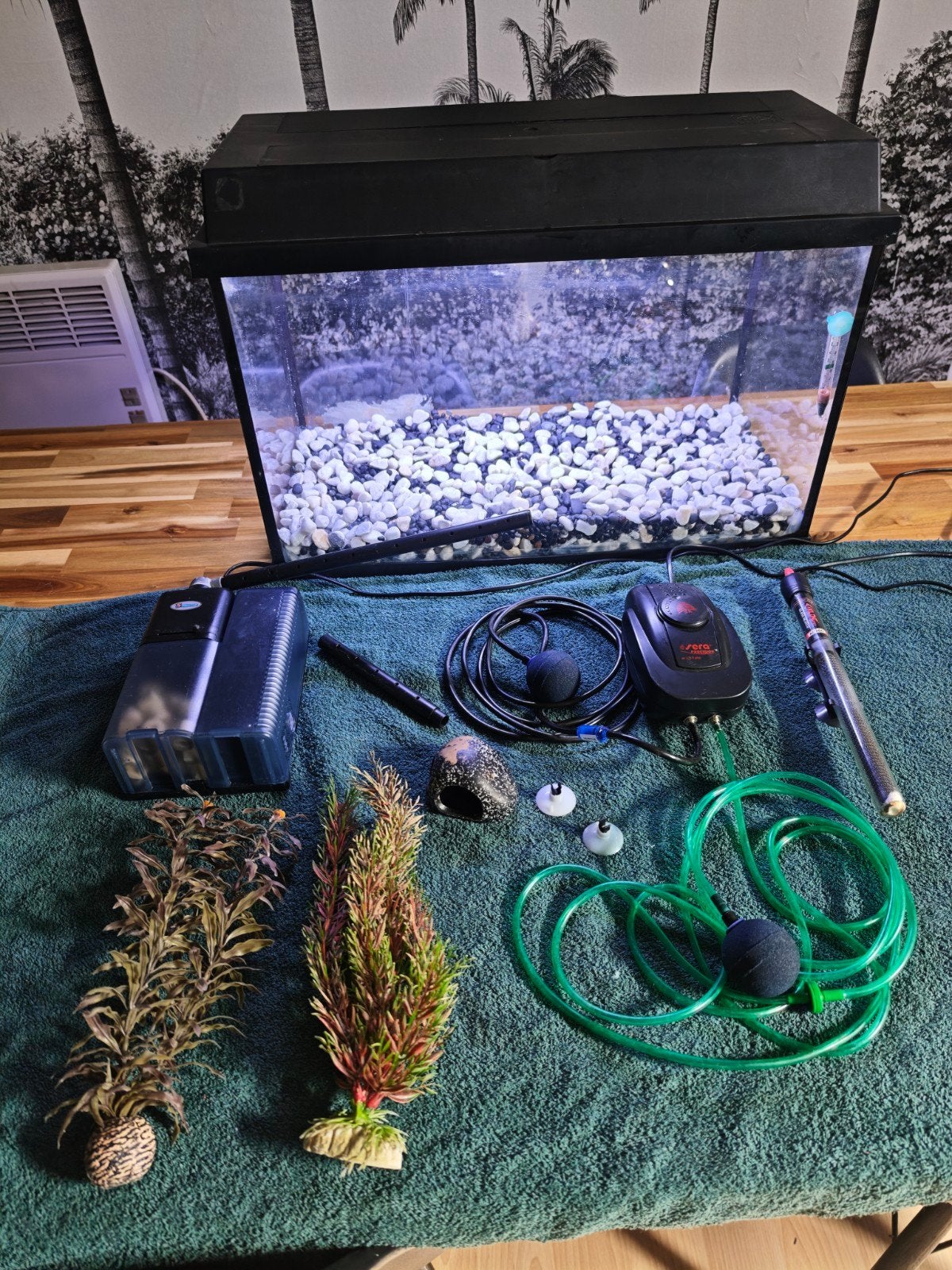 Aqaurium 60 liter, met accesoires vaste prijs! (Niet bieden), Dieren en Toebehoren, Ophalen, Verwarming, Sera