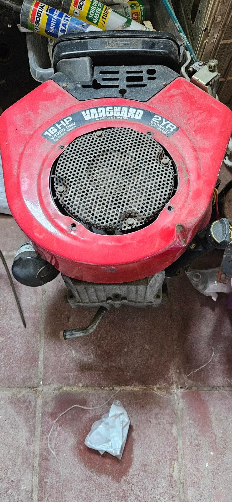 vanguard zitmaaier motor, Tuin en Terras, Ophalen