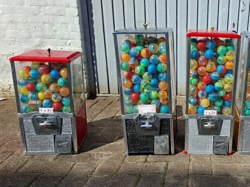 2€ 50 mm Capsule automaat kauwgom ballen, Verzamelen, Ophalen of Verzenden, Gebruikt
