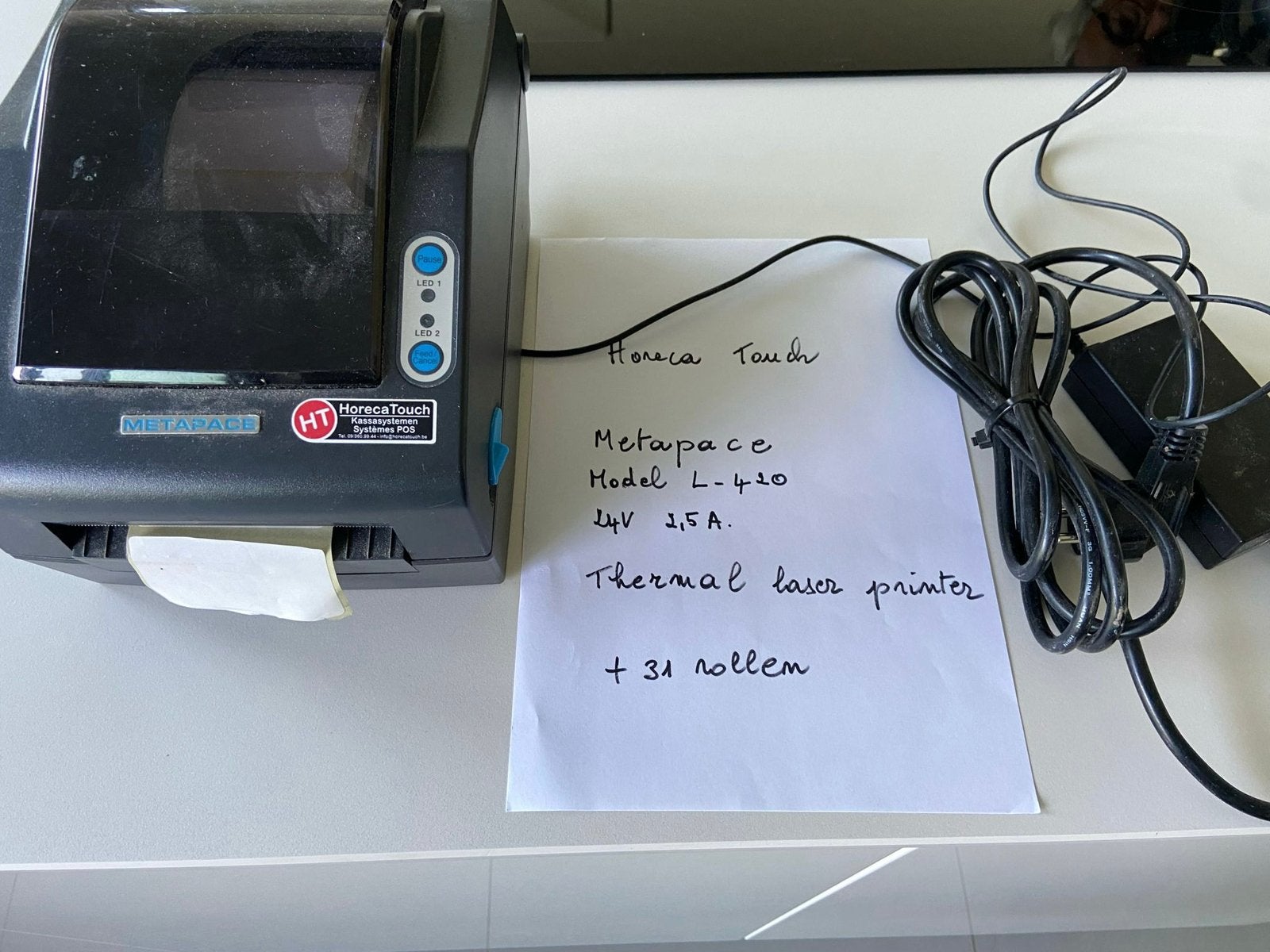 Metapace L-420 — Imprimante thermique de billets/caisses, Informatique & Logiciels, Étiqueteuses, Enlèvement ou Envoi, Comme neuf