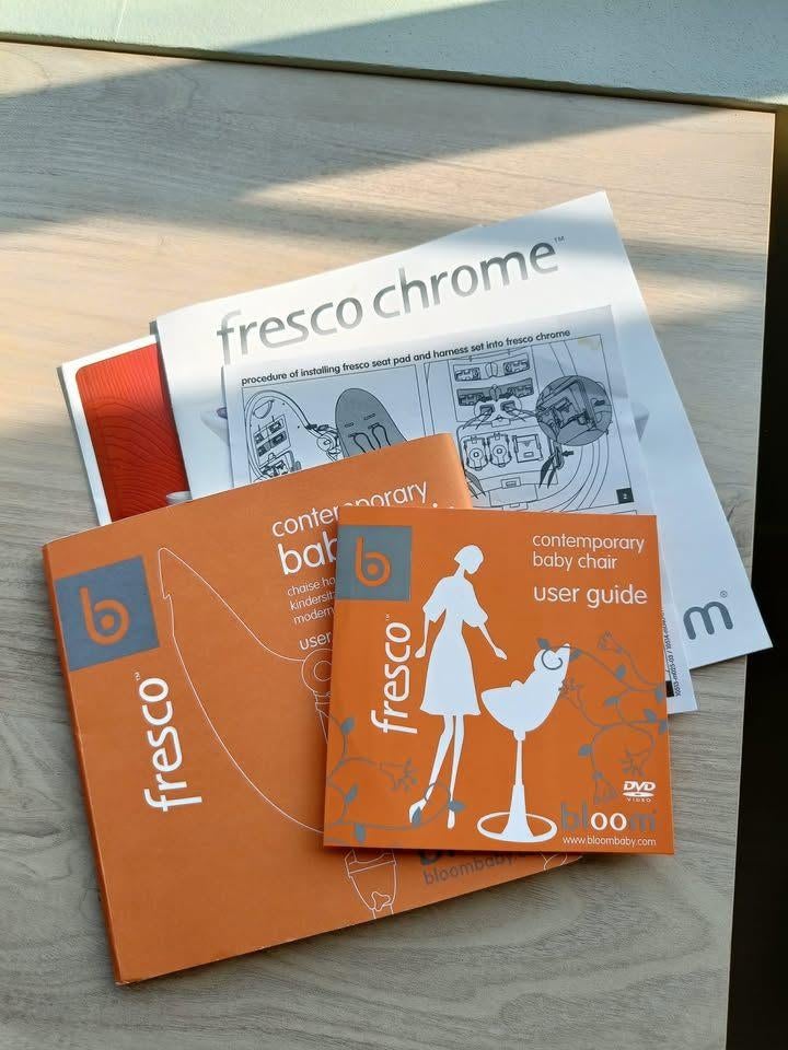 Bloom fresco eetstoel, Ophalen, Gebruikt, Meegroeistoel, Gordel(s)