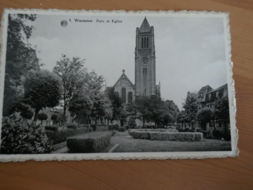 warneton park and church, Enlèvement ou Envoi, Non affranchie, Hainaut