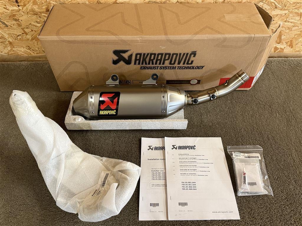 Akrapovic Racing Line uitlaat KTM 450 SX-F SMR FC FS FX 19>, Envoi, Neuf