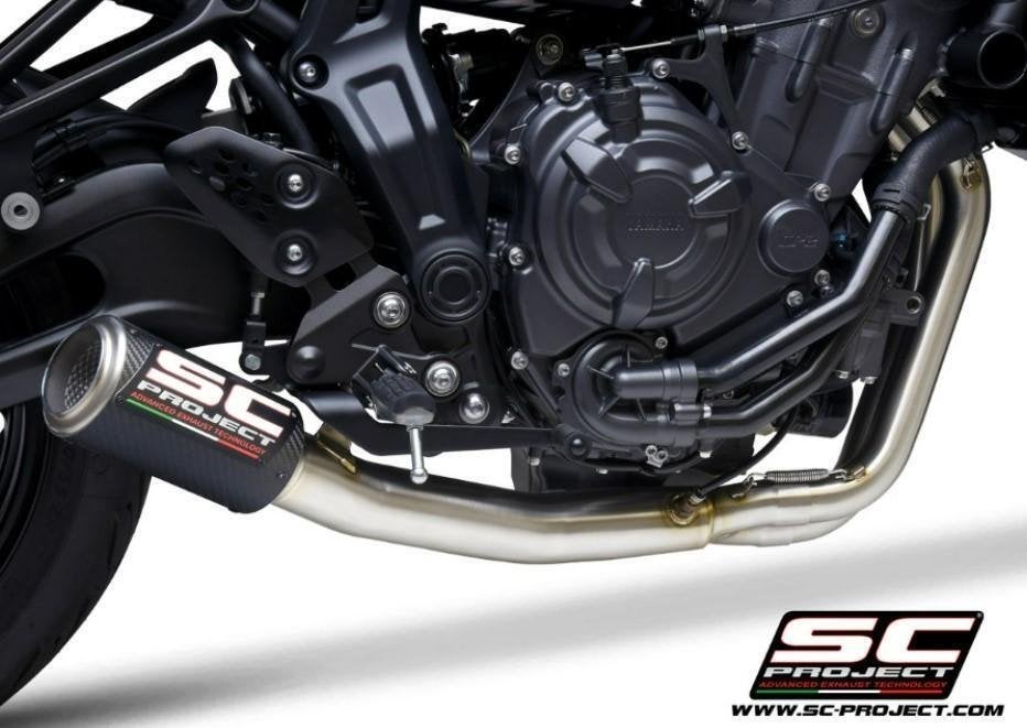 SC-Project CR-T Yamaha MT-07 sportuitlaat mt07, Motos, Neuf, Enlèvement ou Envoi