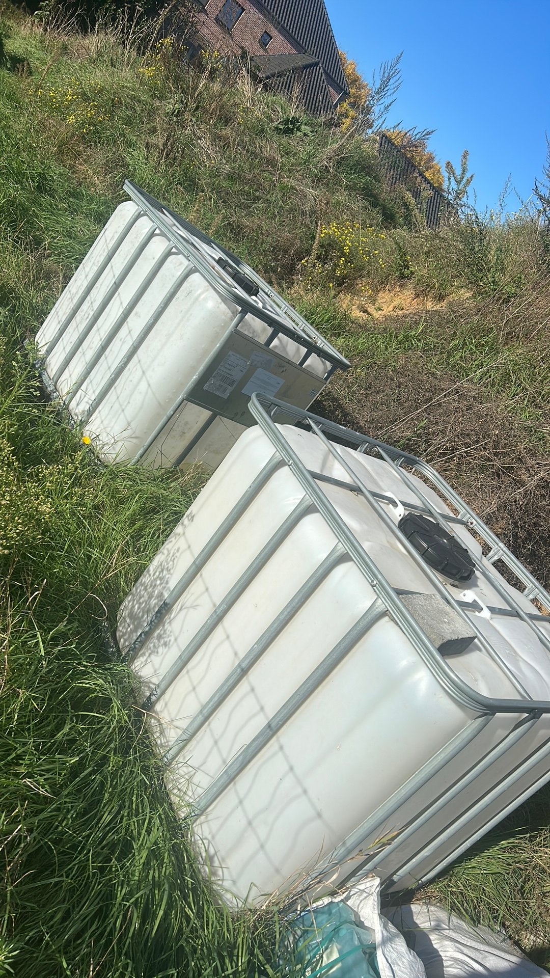 IBC container te koop, Tuin en Terras, Ophalen, Zo goed als nieuw