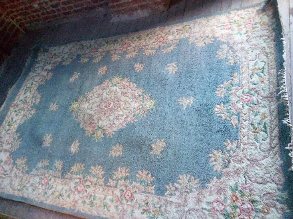 Lichtblauw tapijt 2x3meter, Huis en Inrichting, Stoffering | Vloerbedekking, Ophalen, Blauw, Zo goed als nieuw, 5 tot 10 m²