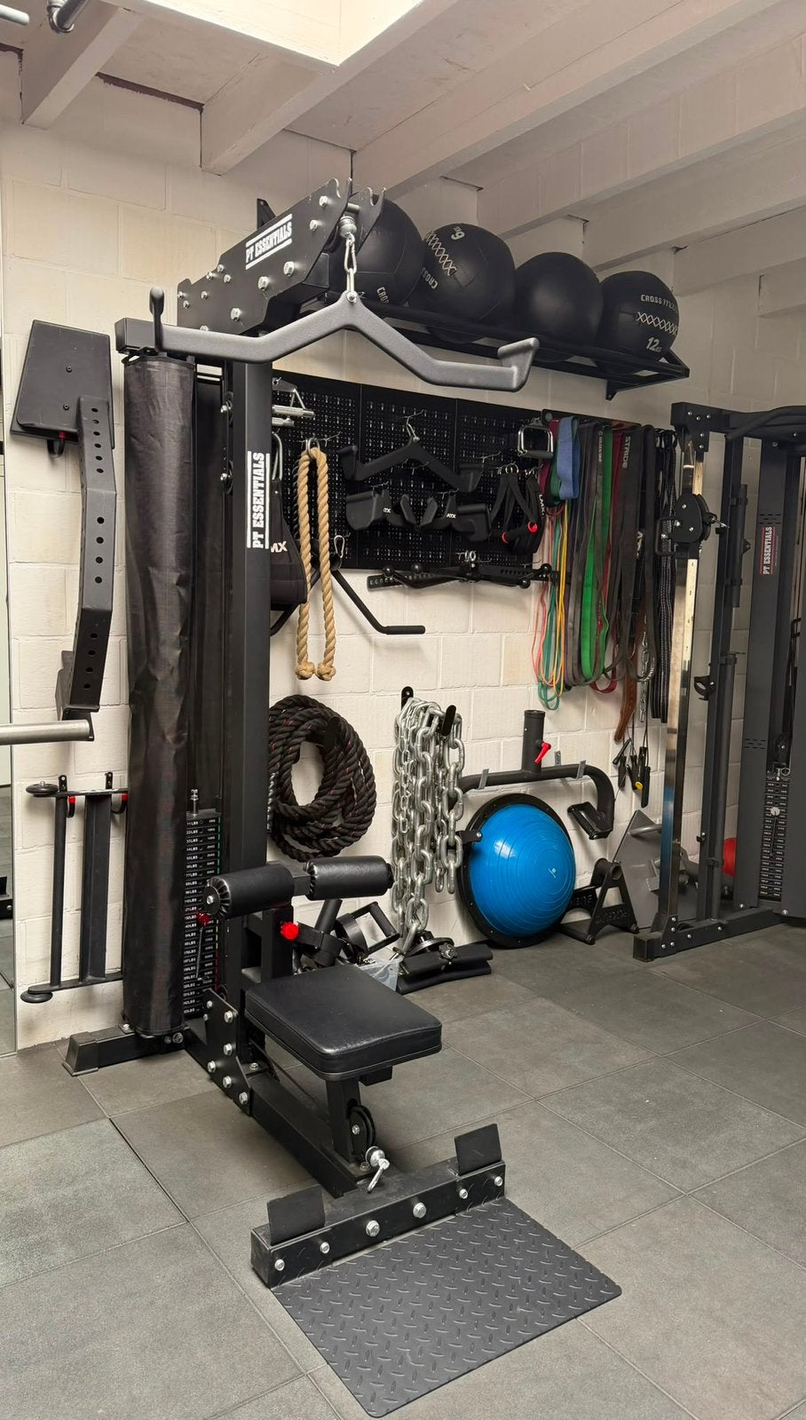 PT Essentials LPD Pro Lat Pulldown – 115 kg Stack, Sport en Fitness, Ophalen, Armen, Krachtstation, Zo goed als nieuw