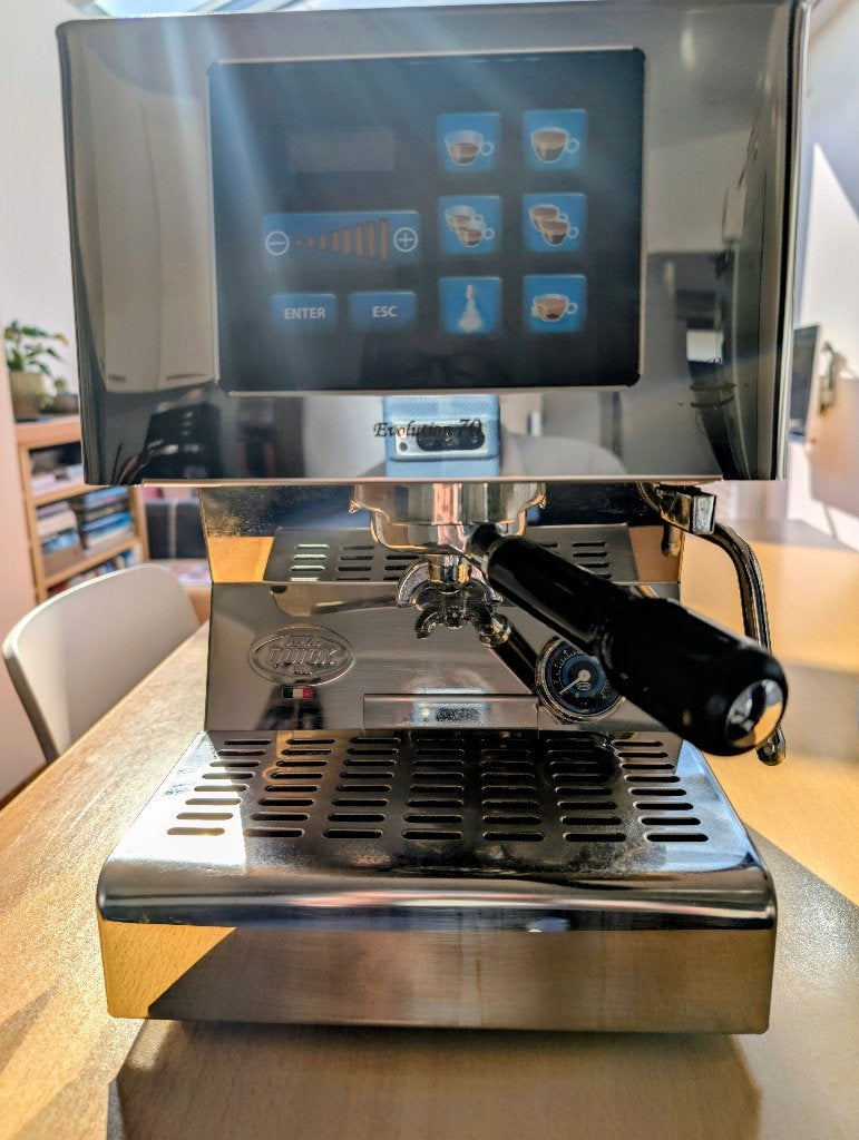 Quick Mill expresso, 10 kopjes of meer, Ophalen, Zo goed als nieuw, Afneembaar waterreservoir