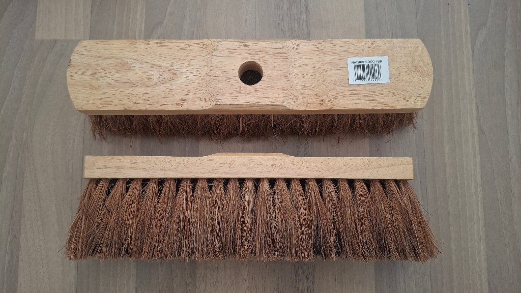 NIEUWE 33cm veegborstel coco colombo bezem veger 2 st. = € 8, Ophalen, Nieuw, Bezem