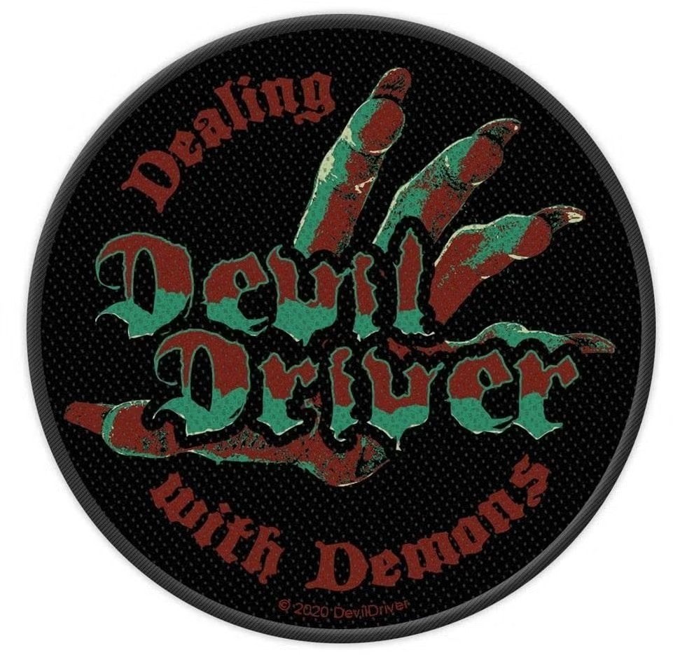 Devildriver - Dealing With Deamons  - patch officiële merch, Ophalen of Verzenden, Nieuw
