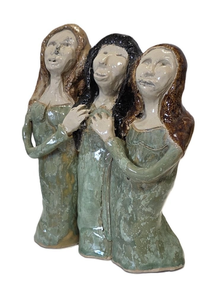 Beeld in keramiek., Antiek en Kunst, Ophalen of Verzenden
