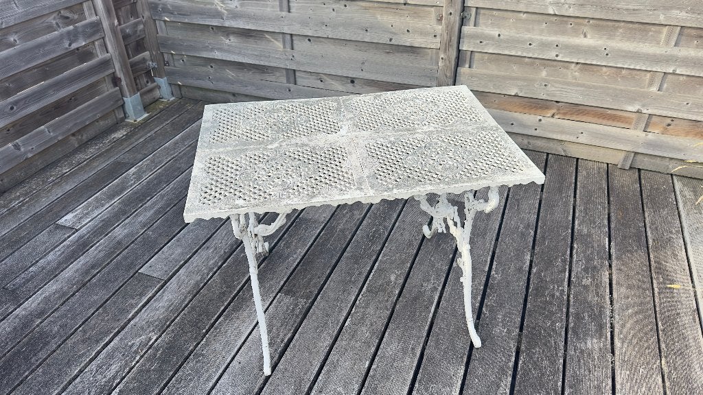 Magnifique Table de jardin en fer forgé, Enlèvement, Utilisé, Rectangulaire, Métal