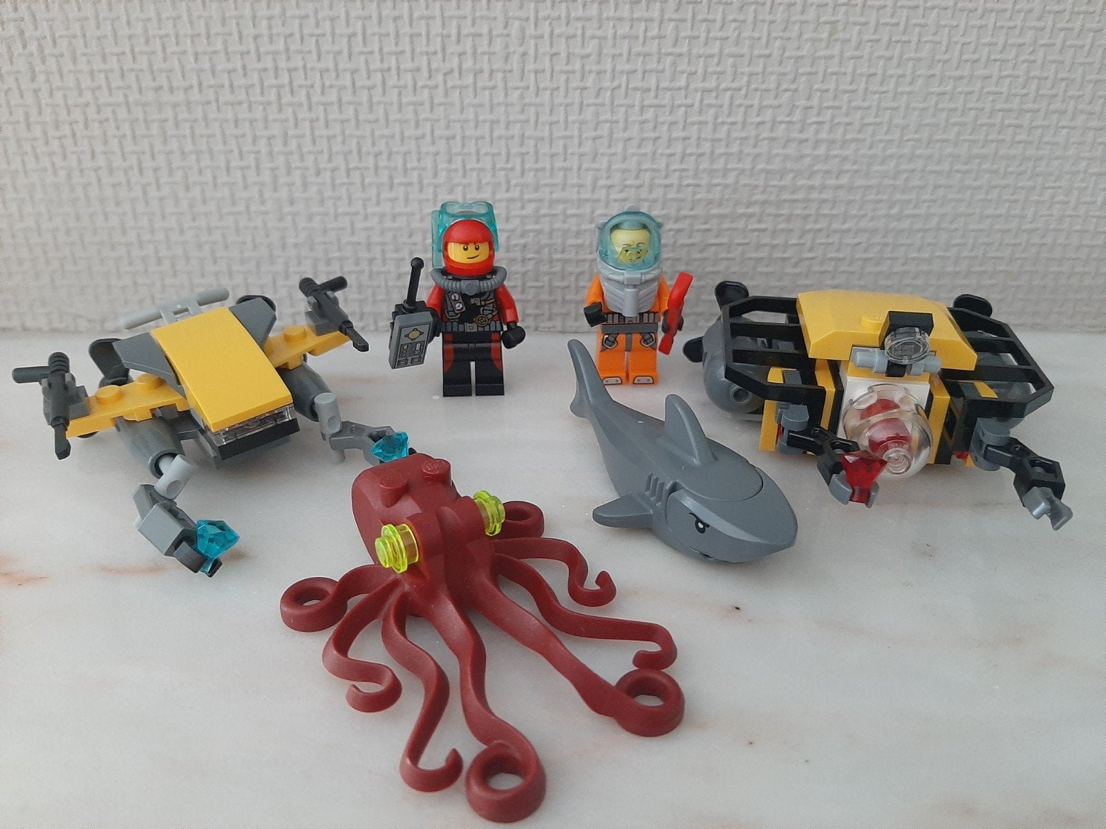 Lego setje, Ophalen