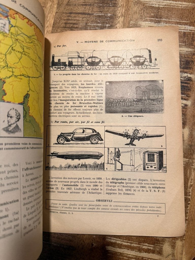 manuel ancien : Histoire de Belgique - Hébette, Enlèvement ou Envoi, Hébette
