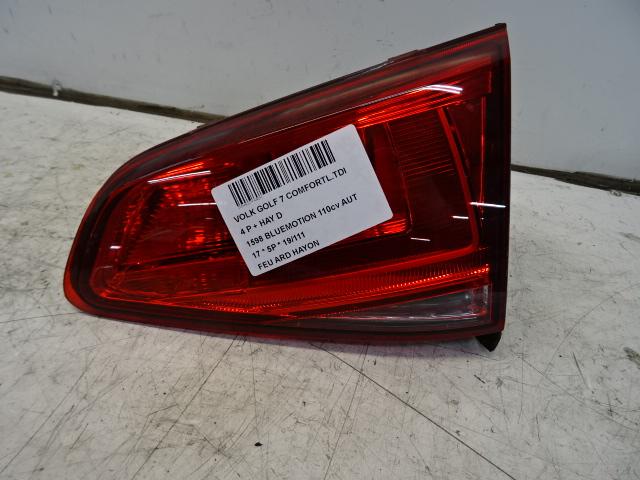 PANNEAU ARRIÈRE DROIT AVEC LAMPE Volkswagen Golf VII (AUA), Utilisé, Volkswagen