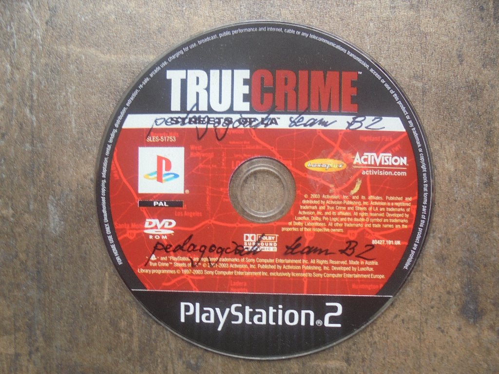 True Crime voor PS2 (zie foto's), Games en Spelcomputers, Avontuur en Actie, Gebruikt, 1 speler, Ophalen of Verzenden