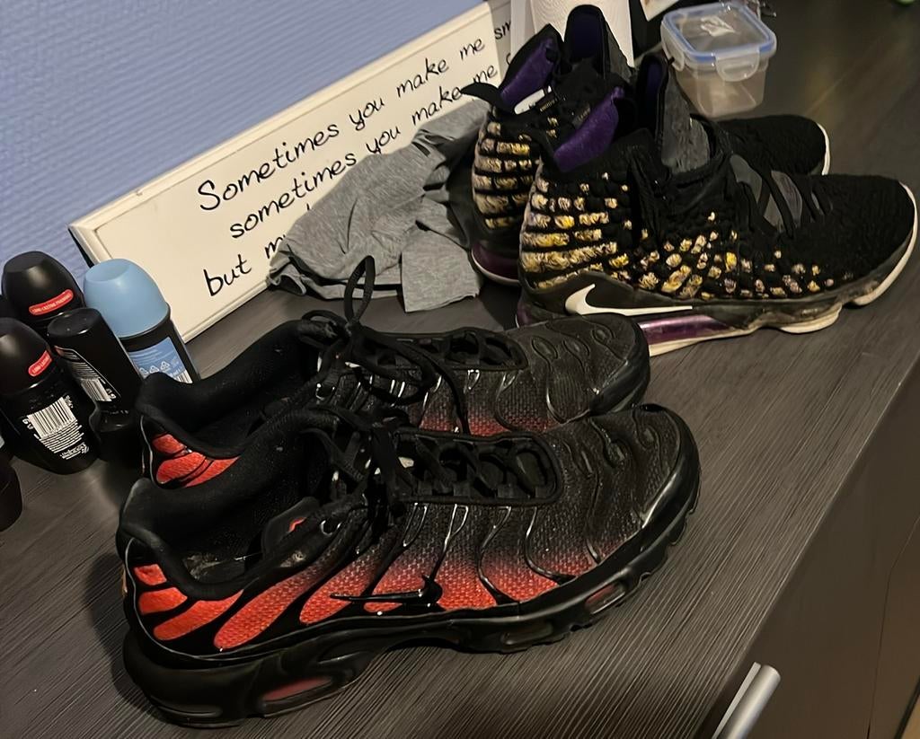 Chaussures de basket-ball Nike Air TN et Nike Lebron 17 pou, Sports & Fitness, Course, Jogging & Athlétisme, Nike, Chaussures de course à pied