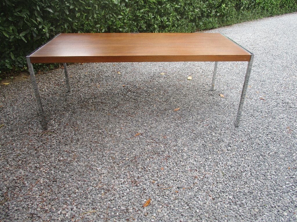 Strakke tafel, eettafel , bureautafel, Huis en Inrichting, Tafels | Eettafels, Ophalen, 100 tot 150 cm, 200 cm of meer, Zo goed als nieuw