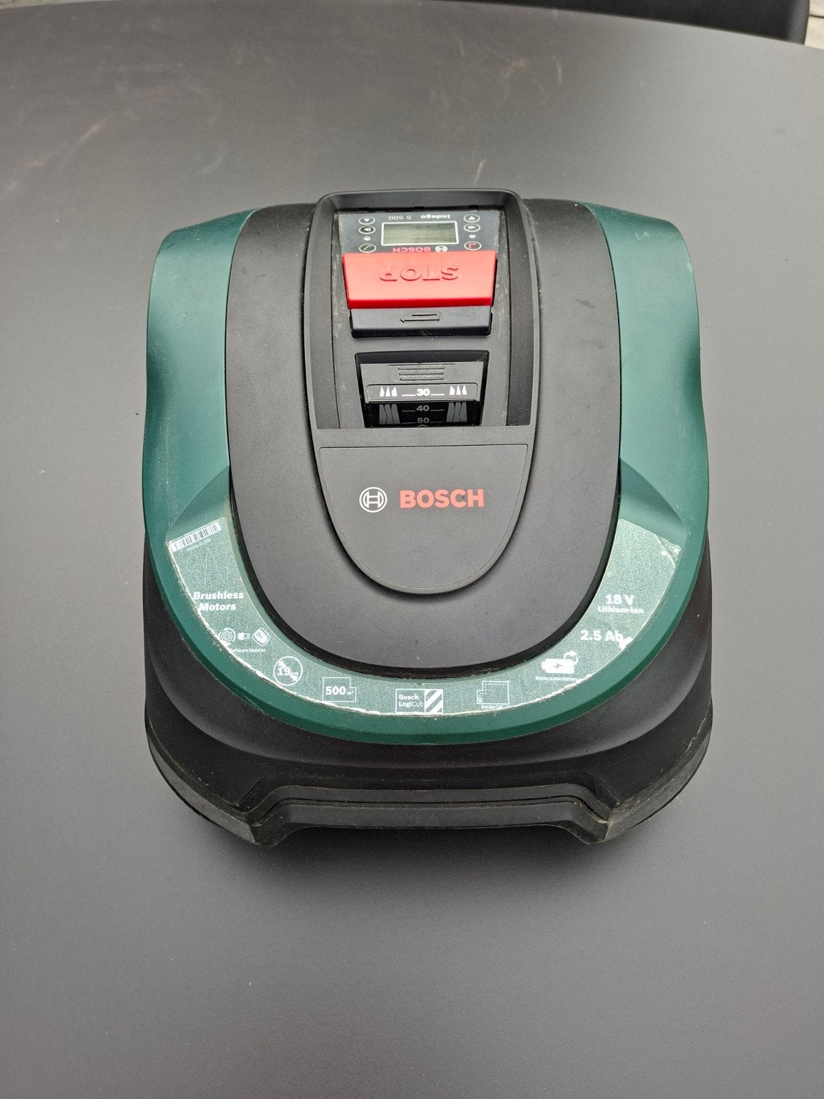 Robotmaaier Bosch Indego S500, Tuin en Terras, Robotmaaiers, Ophalen, Zo goed als nieuw, Minder dan 20 cm, Bosch Indego