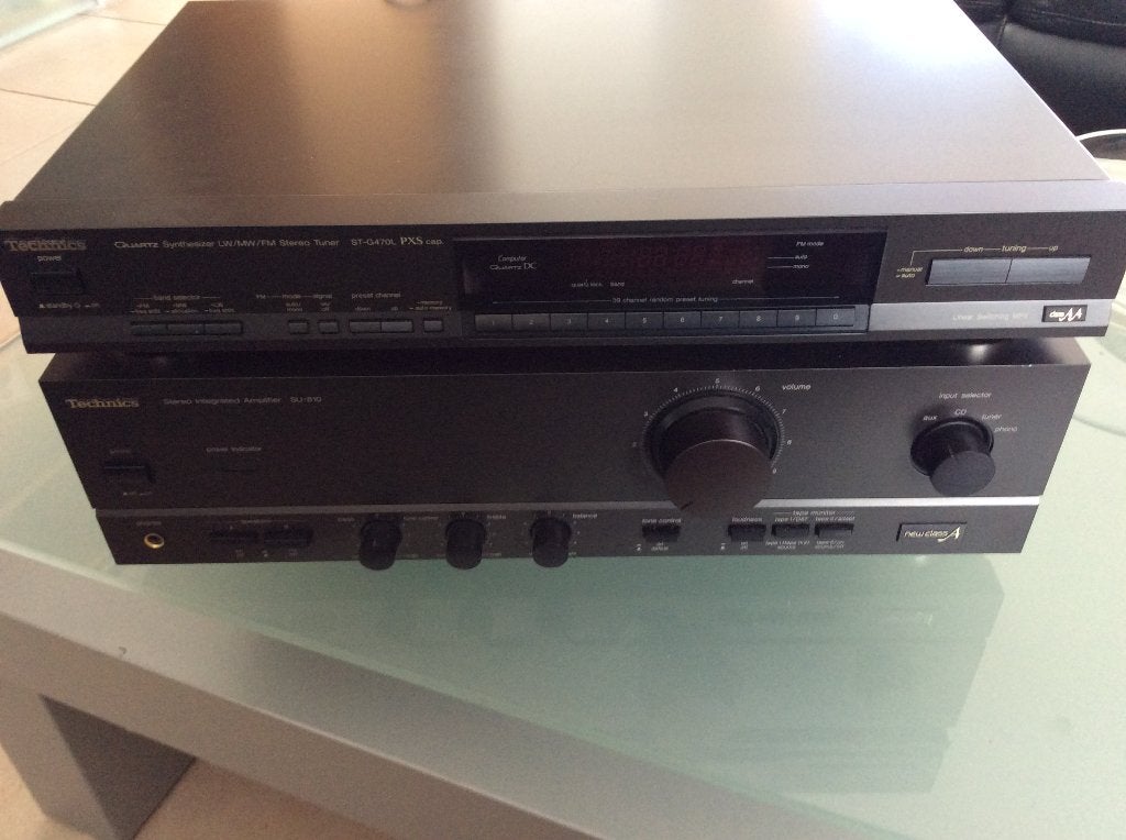 Stereo set Technics  SU810 en ST-G470L, Ophalen of Verzenden