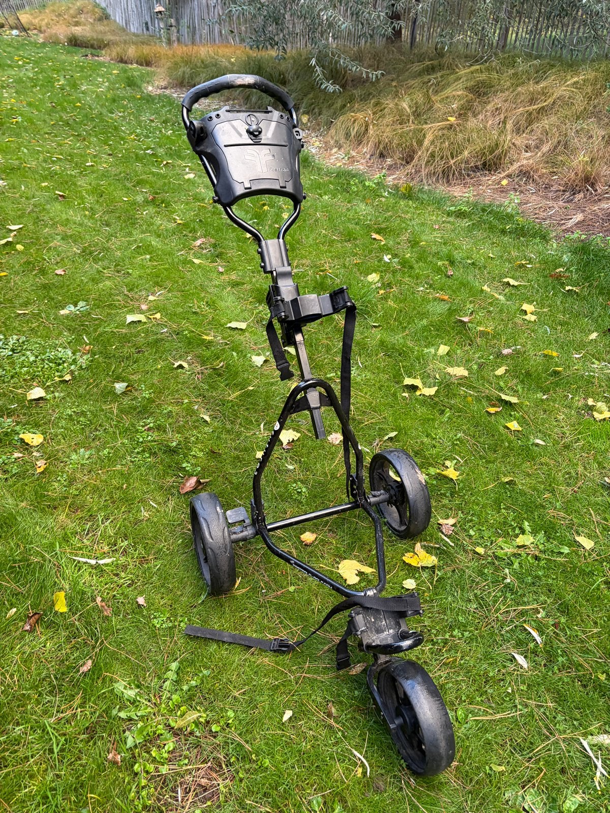 Fastfold future 3 junior golftrolley, Sports & Fitness, Enlèvement, Utilisé, Voiturette de golf, Autres marques