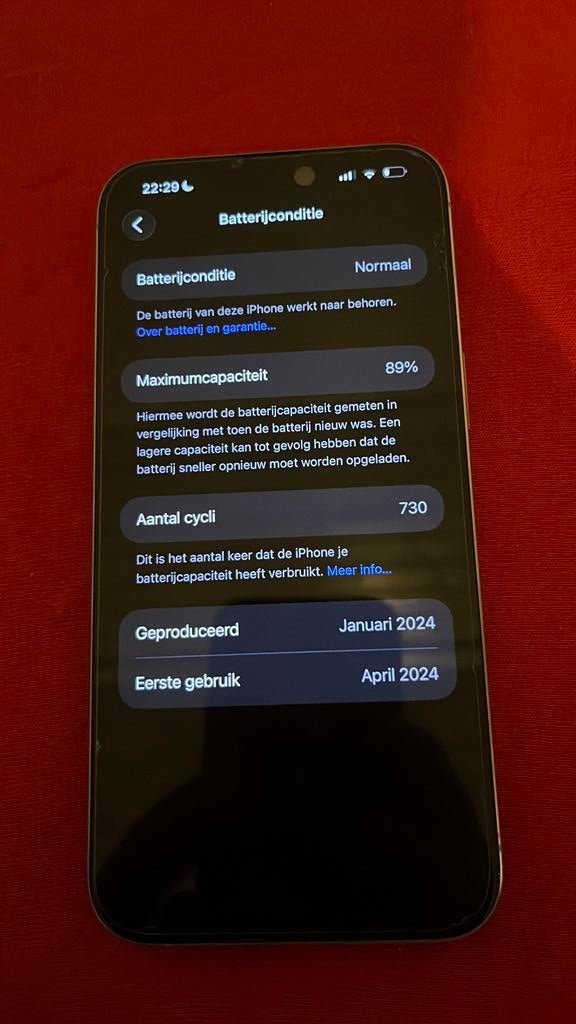 Iphone 15 pro max, Telecommunicatie, Mobiele telefoons | Apple iPhone, Ophalen, Zo goed als nieuw, IPhone 15