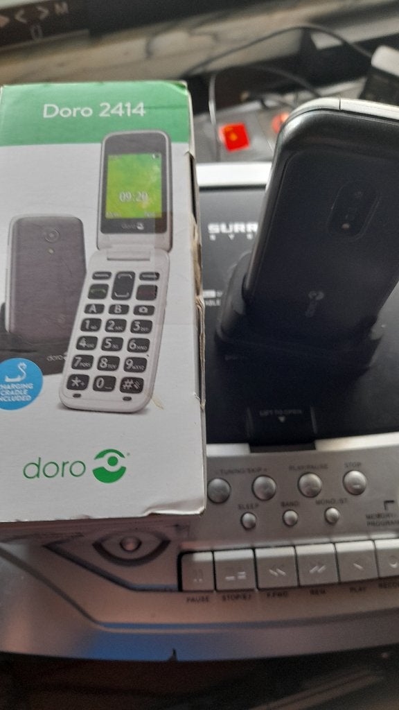 Téléphone Doro 2414 avec chargeur, Télécoms, Téléphones fixes | Combinés & sans fil, Utilisé, 1 combiné, Enlèvement ou Envoi