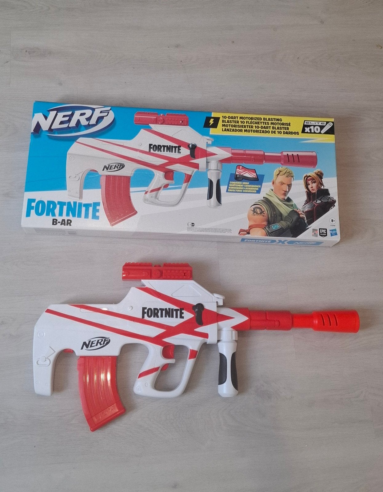 nerf fortnite b-ar zgan, Ophalen