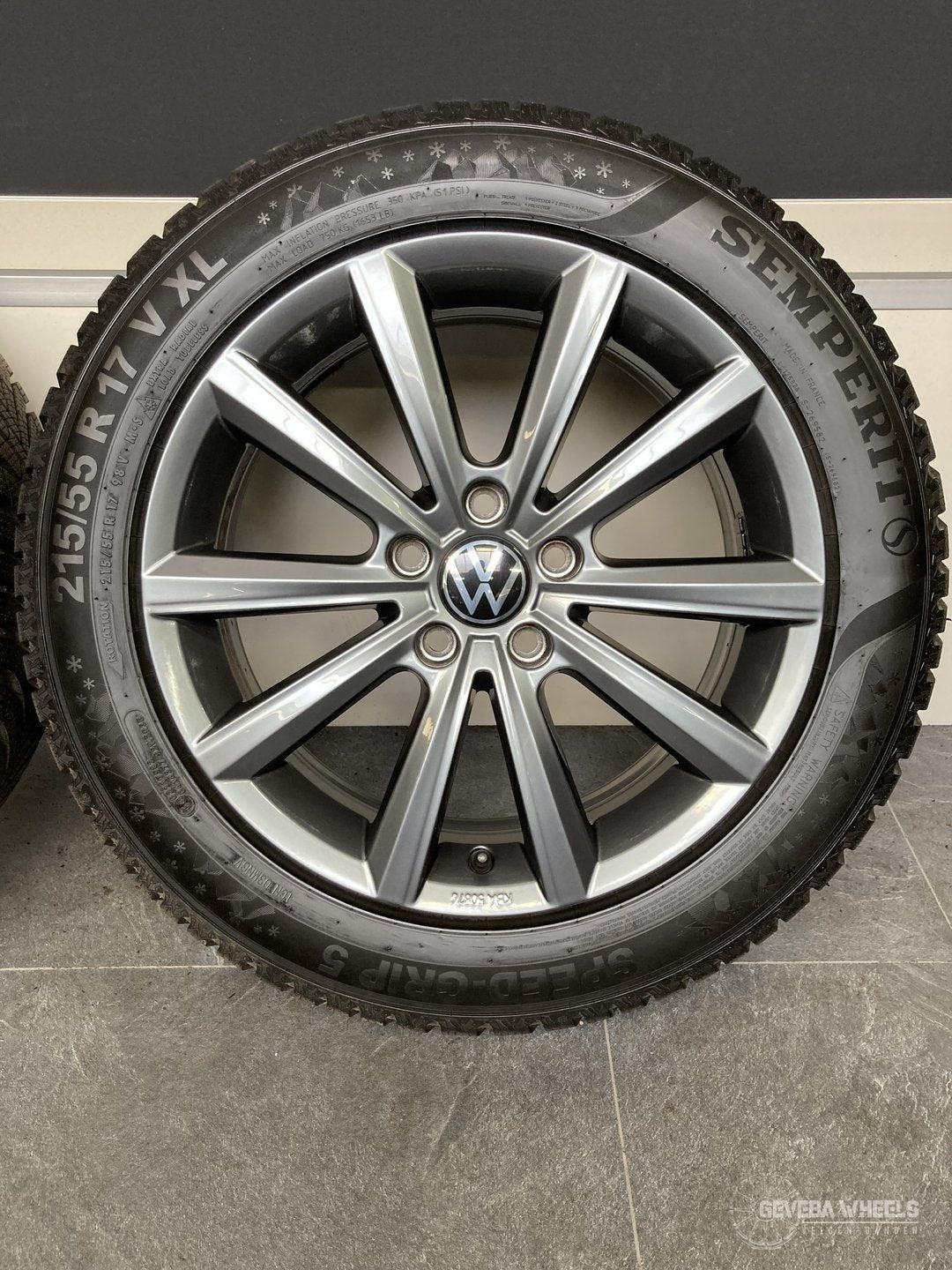 17” originele Volkswagen Passat B7 B8 B9 velgen winterbanden, -, -, Banden en Velgen, 17 inch