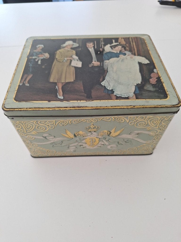 Blikken doos Victoria koningshuis (doop koning Philippe), Verzamelen, Ophalen, Gebruikt, Overige typen