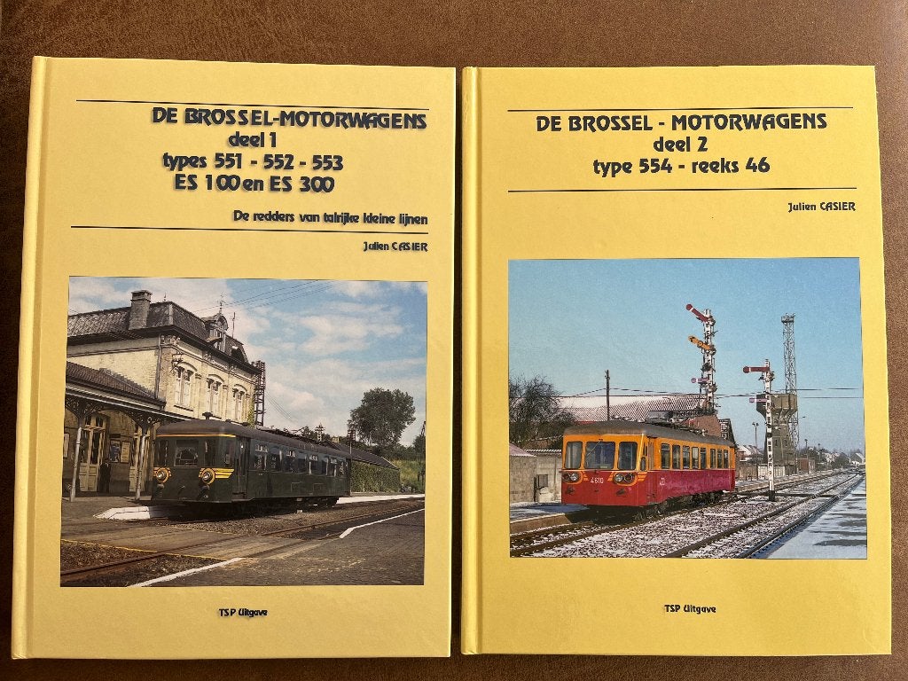 De Brossel - motorwagens (2 delen): types 551-552-553 / 554, Enlèvement ou Envoi, Neuf, Train