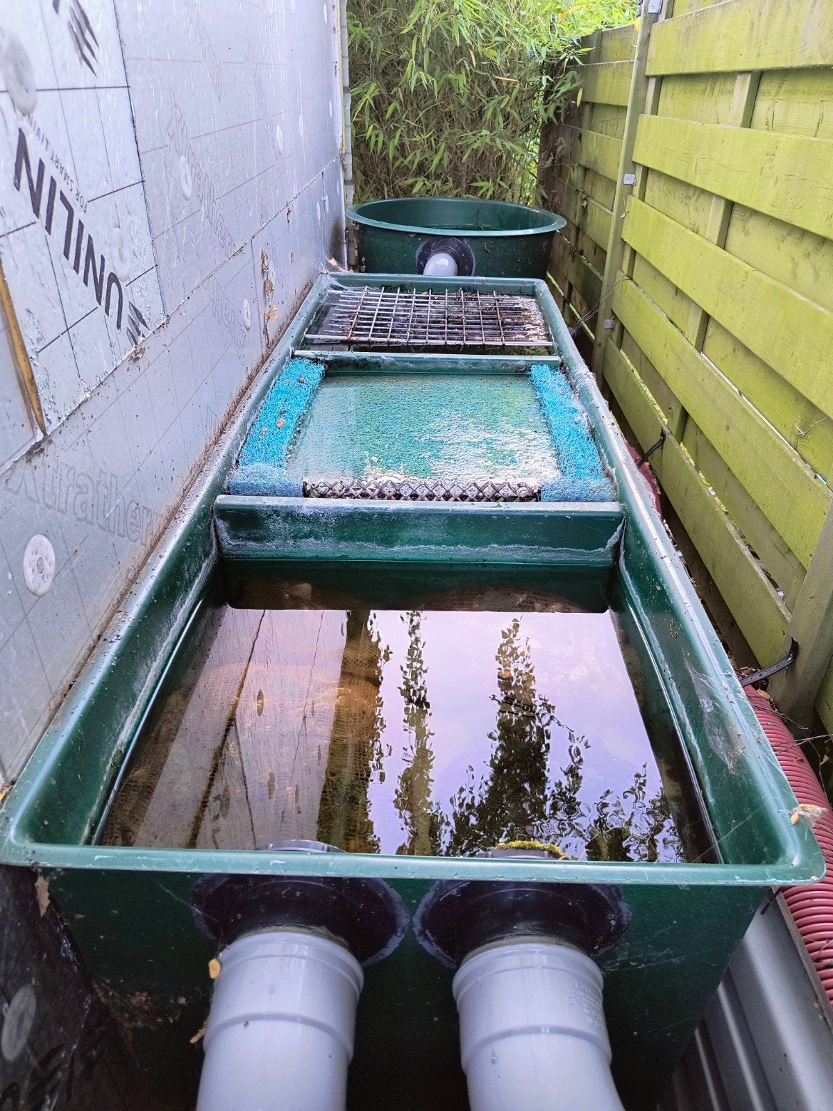 Meerkamerfilter / Vijverfilter compleet met vortex, Ophalen