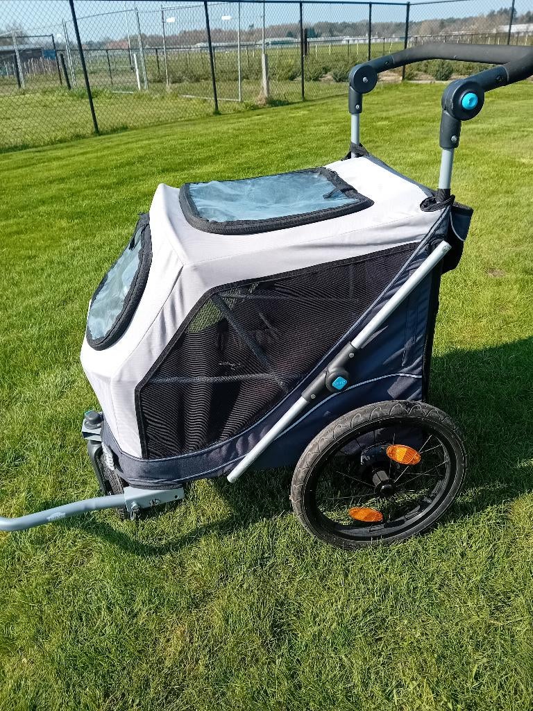 Honden fiets en wandelkar trixie, Ophalen, Zo goed als nieuw