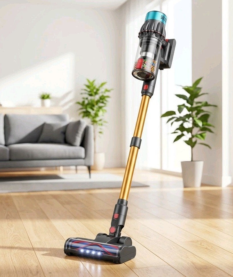 Nieuw in doos:Krachtige Draadloze Steelstofzuiger  550W, Elektronische apparatuur, Inclusief accessoires, Nieuw, Ophalen of Verzenden