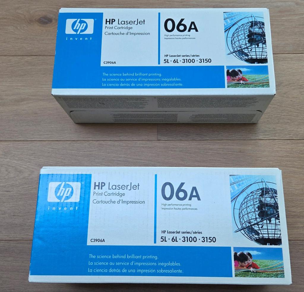 2x HP Laserjet Print Cartridge, Computers en Software, Printers, Zwart-en-wit printen, Printer, Nieuw, Ophalen of Verzenden