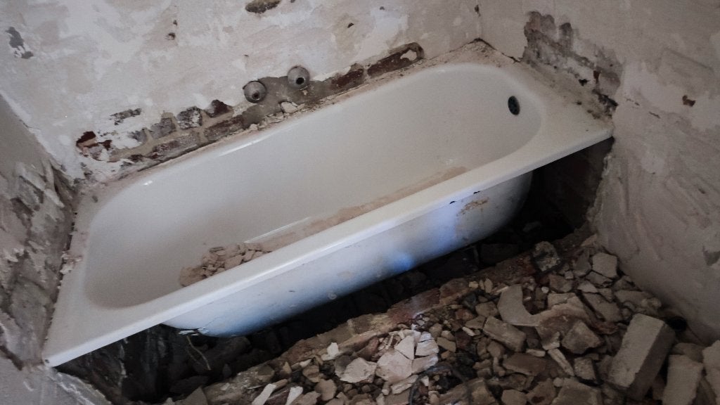 3 baden voor oud ijzer, Doe-het-zelf en Bouw, Metalen, Ophalen, Gebruikt, IJzer