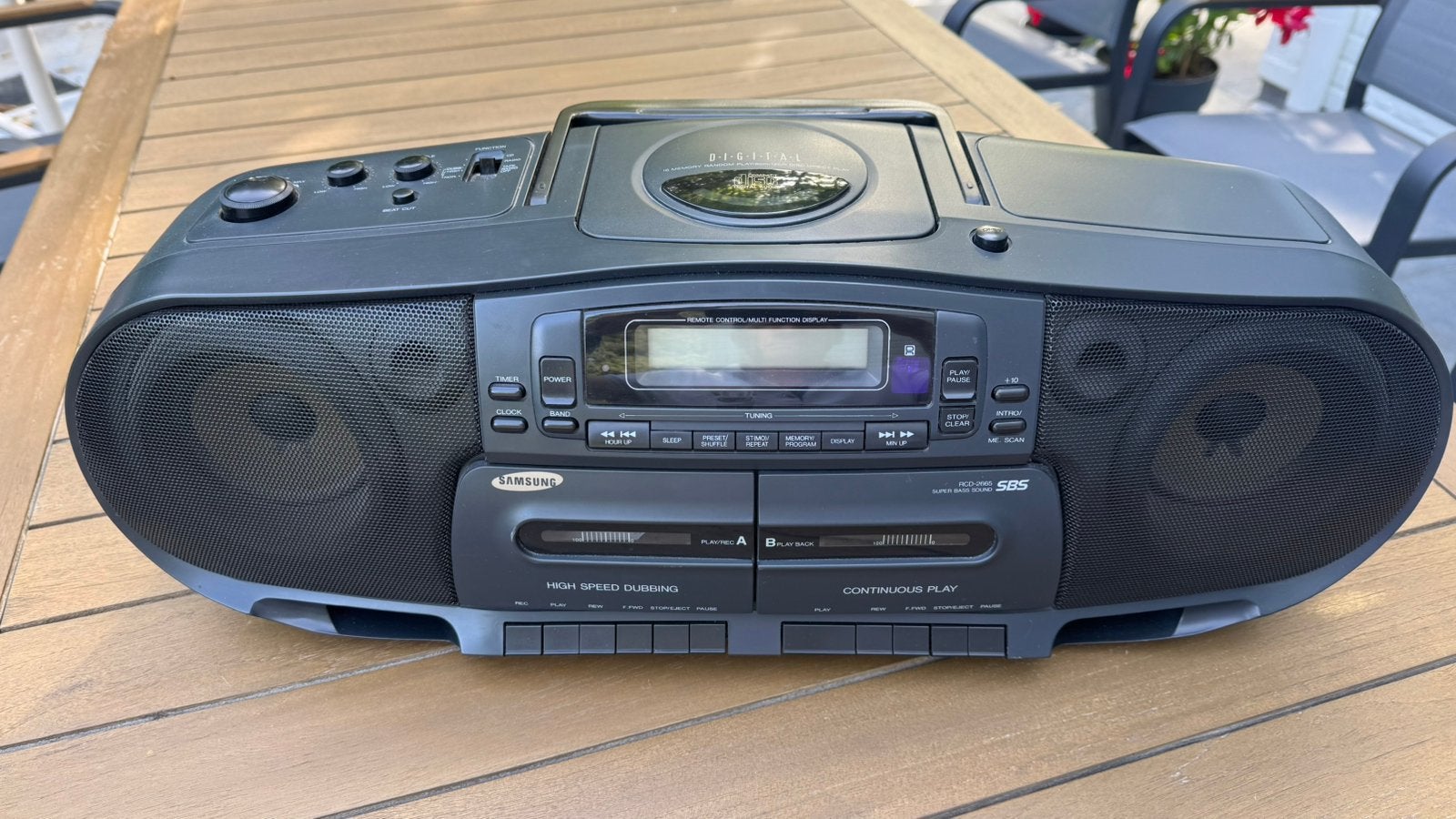 Poste radio cassettes Samsung RCD-2665, Enlèvement, Comme neuf, Radio